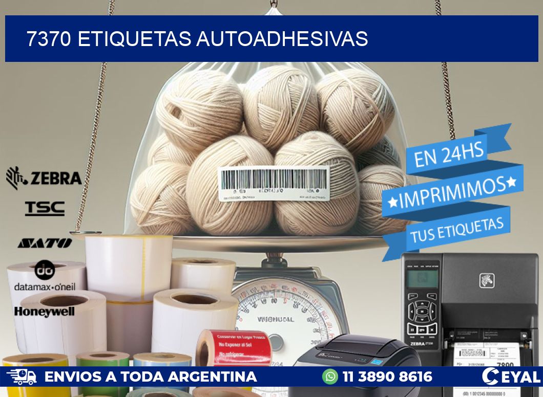 7370 ETIQUETAS AUTOADHESIVAS