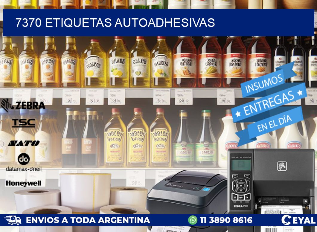 7370 ETIQUETAS AUTOADHESIVAS