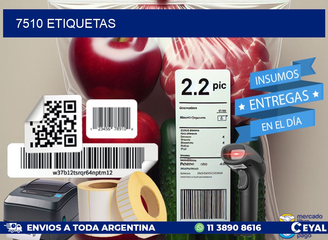 7510 ETIQUETAS