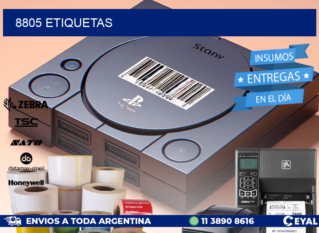 8805 ETIQUETAS