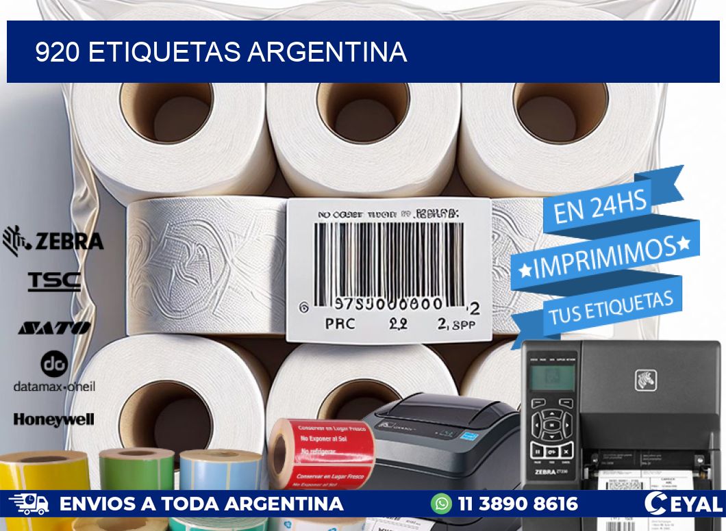 920 ETIQUETAS ARGENTINA