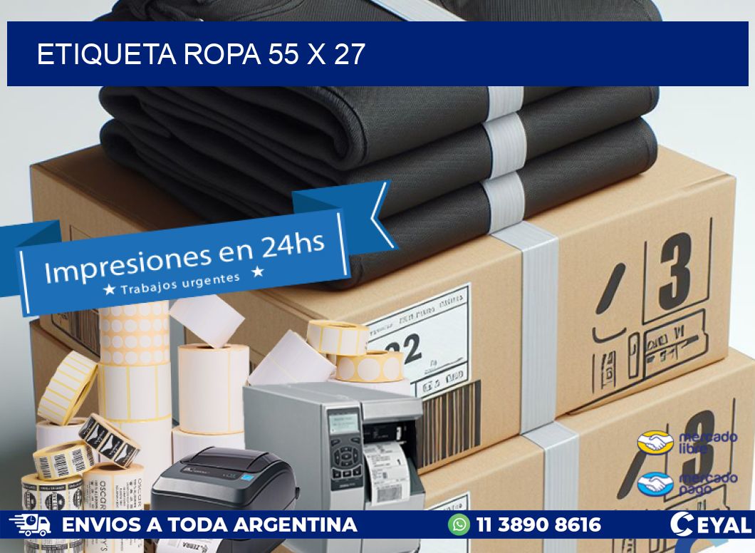 ETIQUETA ROPA 55 x 27