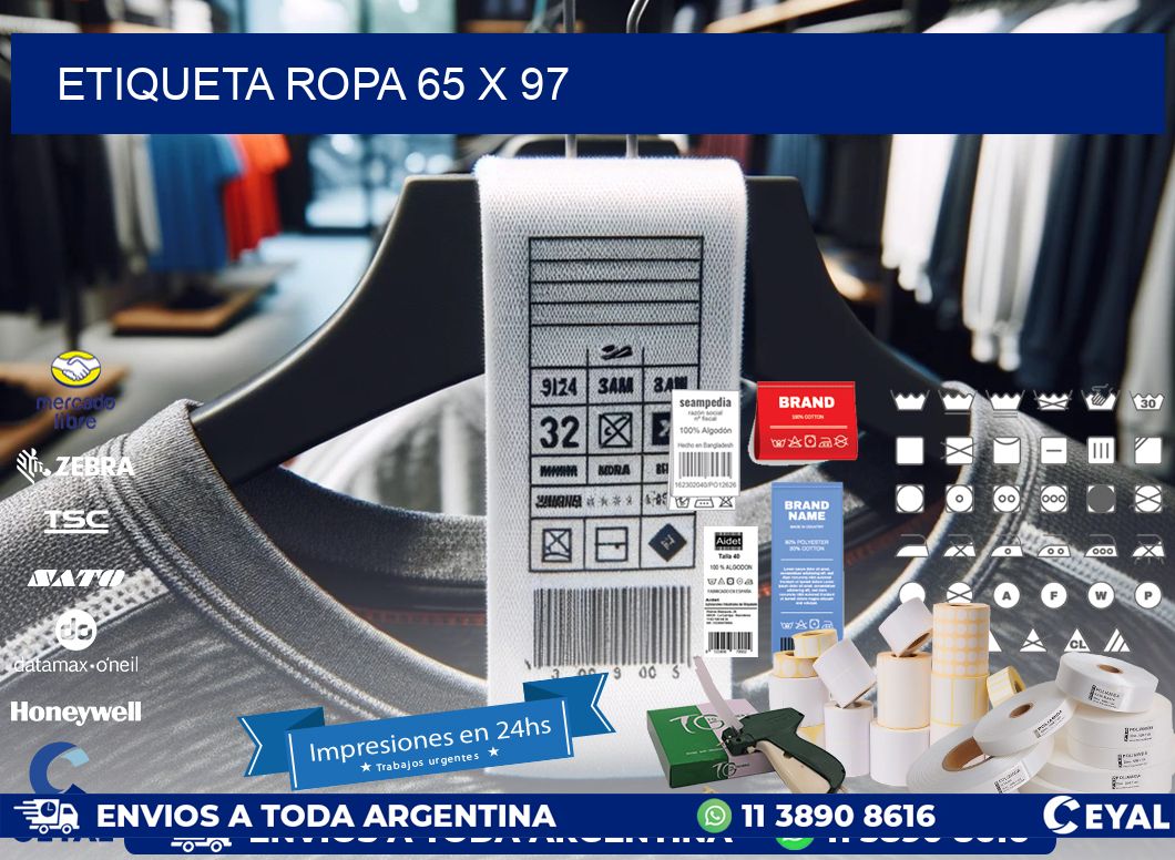 ETIQUETA ROPA 65 x 97