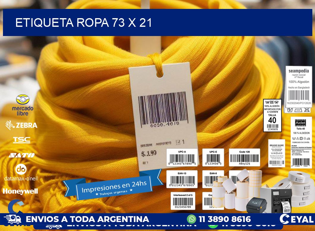 ETIQUETA ROPA 73 x 21