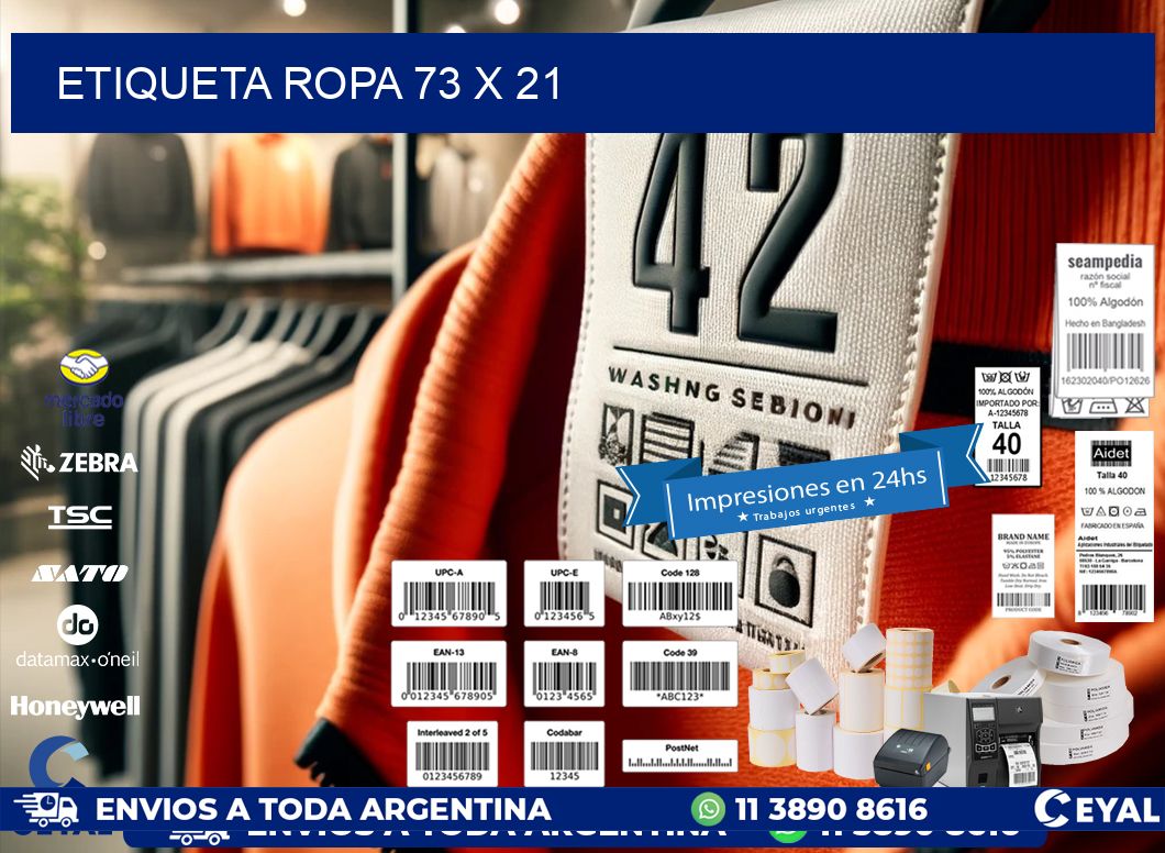 ETIQUETA ROPA 73 x 21