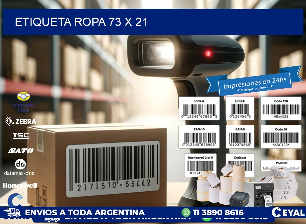 ETIQUETA ROPA 73 x 21