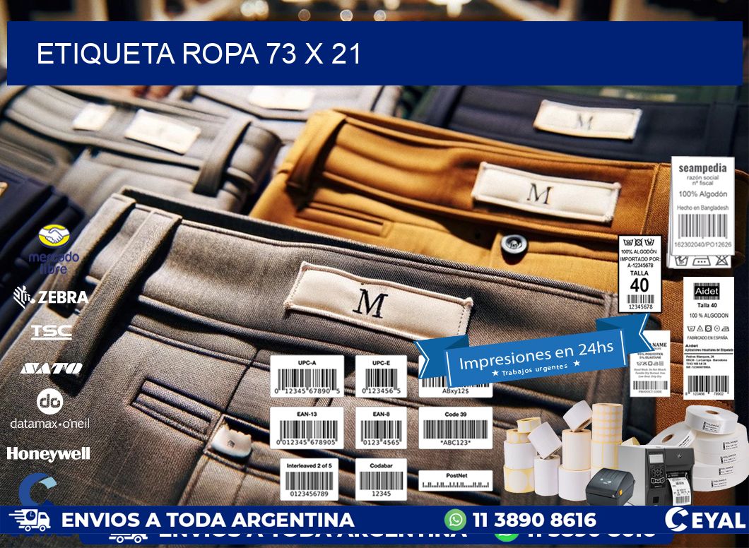 ETIQUETA ROPA 73 x 21