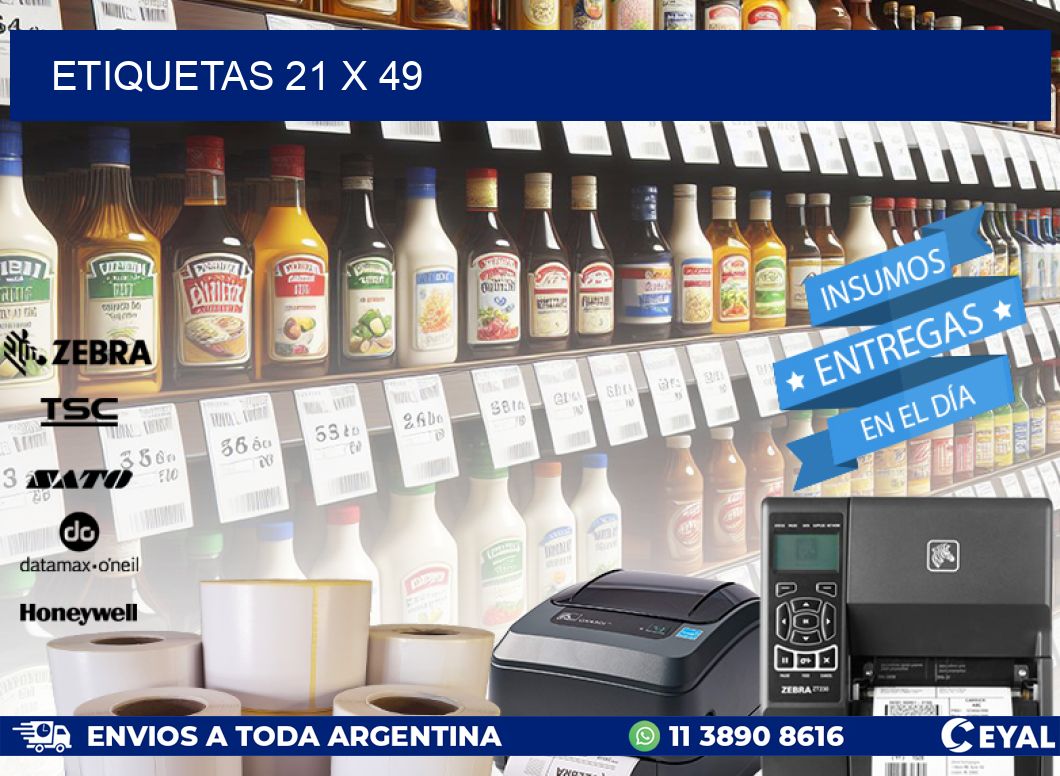 ETIQUETAS 21 x 49