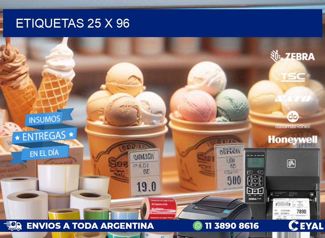 ETIQUETAS 25 x 96