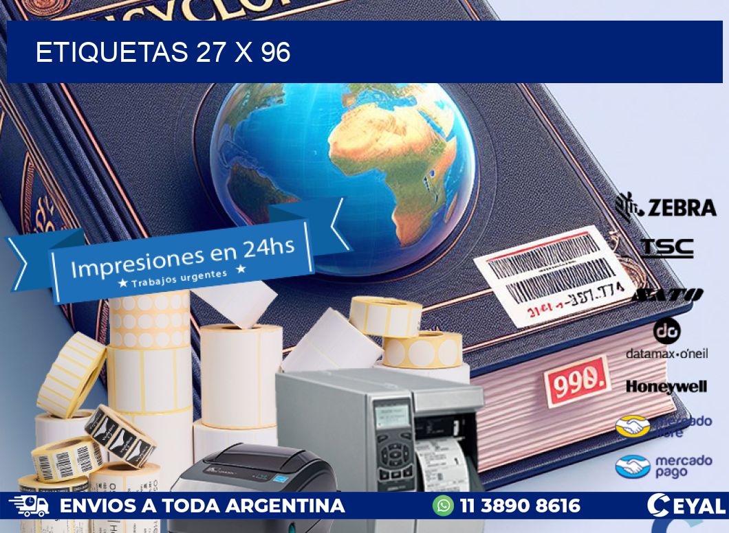 ETIQUETAS 27 x 96