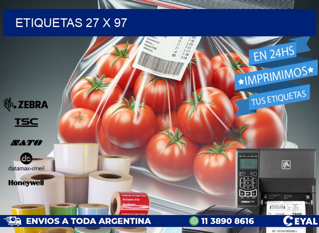 ETIQUETAS 27 x 97