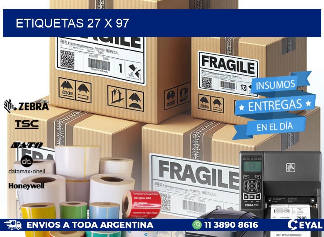 ETIQUETAS 27 x 97