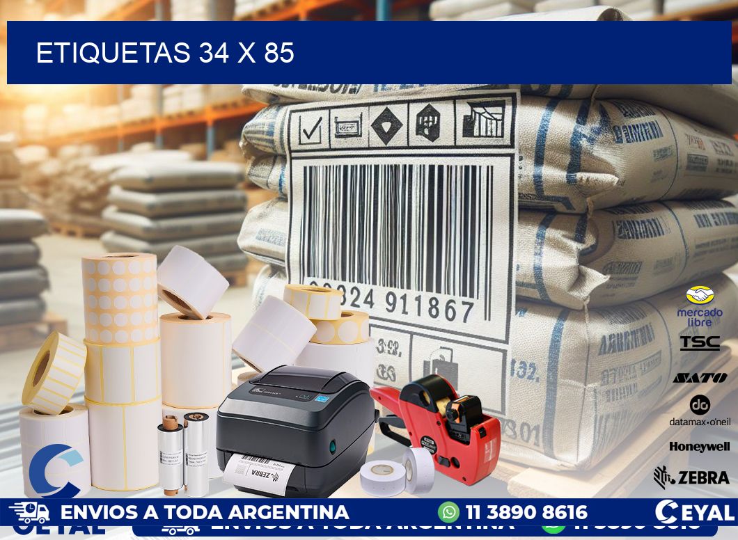 ETIQUETAS 34 x 85
