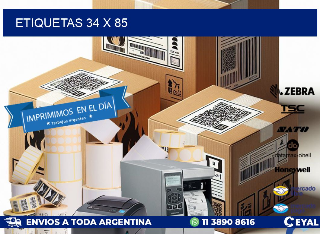 ETIQUETAS 34 x 85