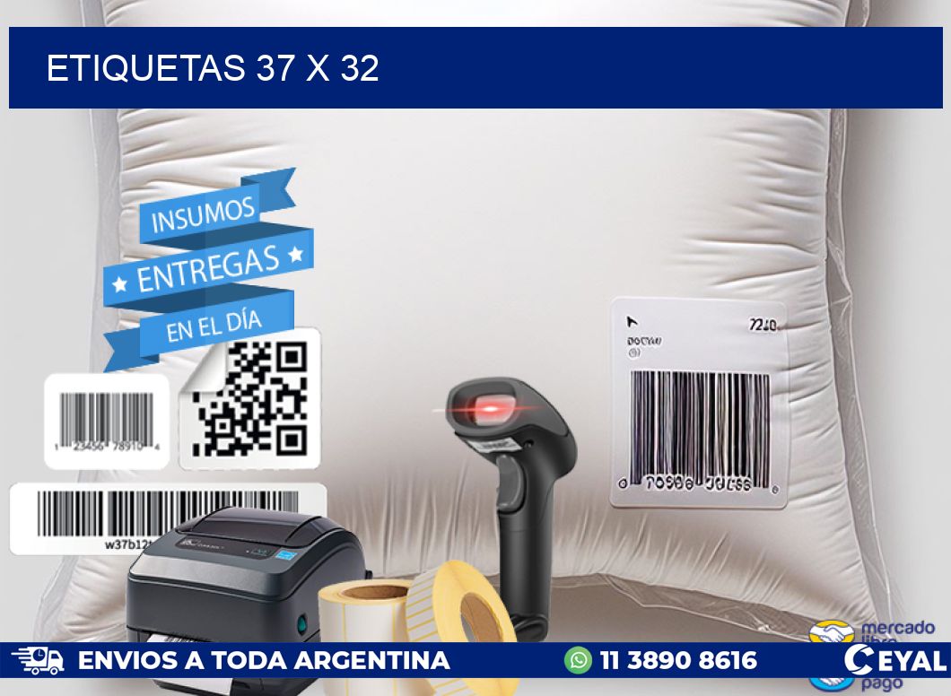 ETIQUETAS 37 x 32