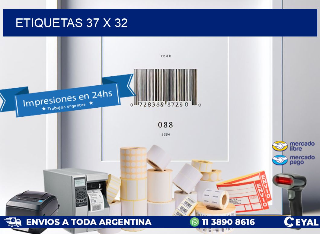 ETIQUETAS 37 x 32