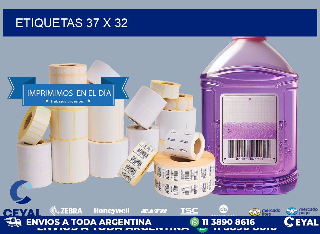 ETIQUETAS 37 x 32
