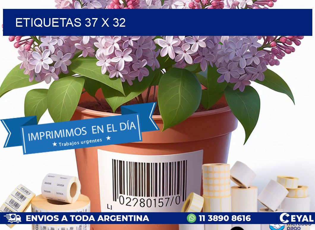ETIQUETAS 37 x 32