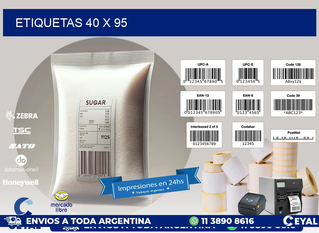 ETIQUETAS 40 x 95