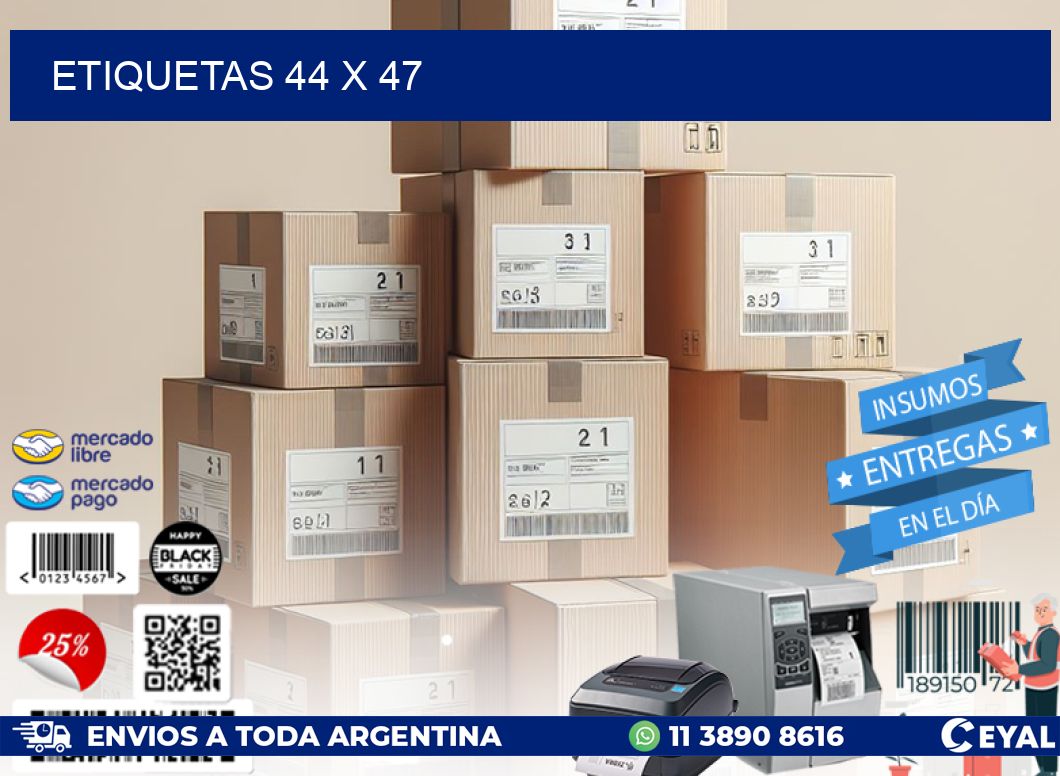 ETIQUETAS 44 x 47