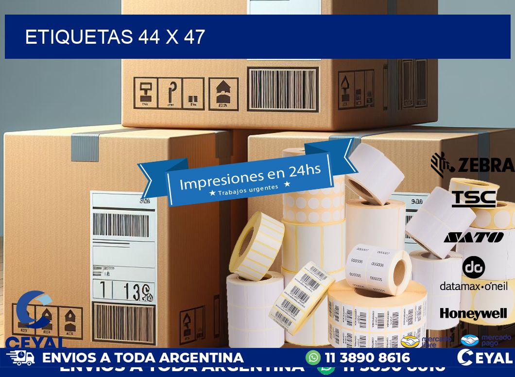 ETIQUETAS 44 x 47