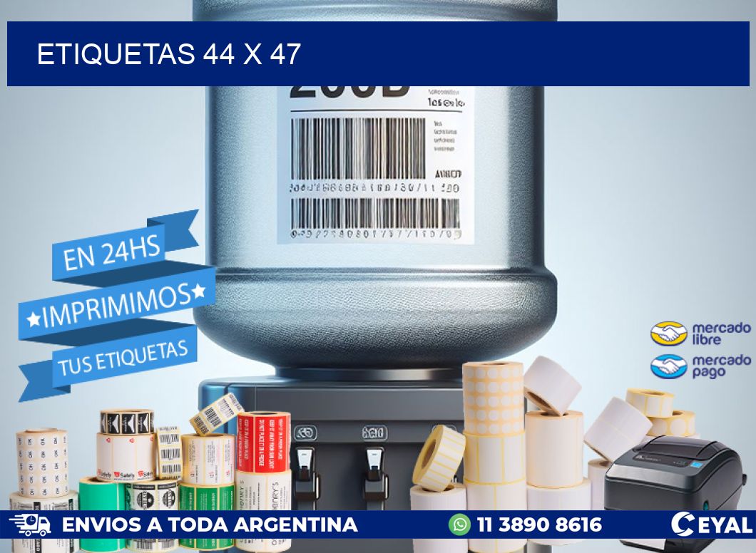 ETIQUETAS 44 x 47