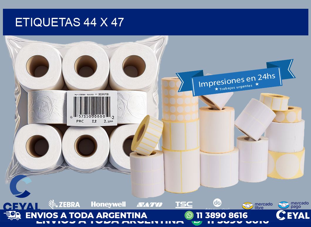 ETIQUETAS 44 x 47
