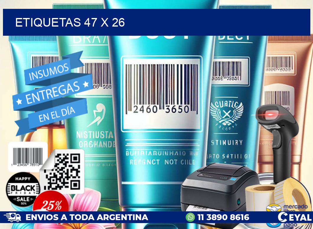 ETIQUETAS 47 x 26