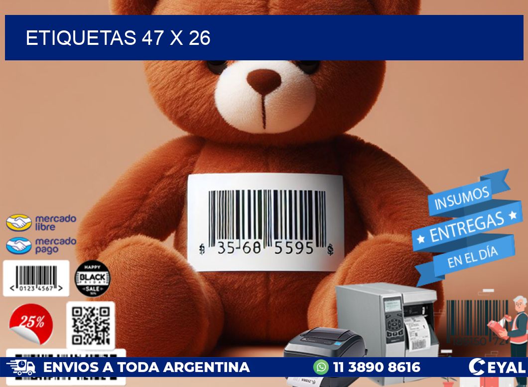 ETIQUETAS 47 x 26