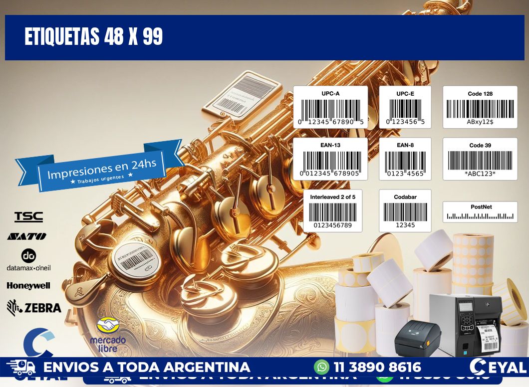 ETIQUETAS 48 x 99