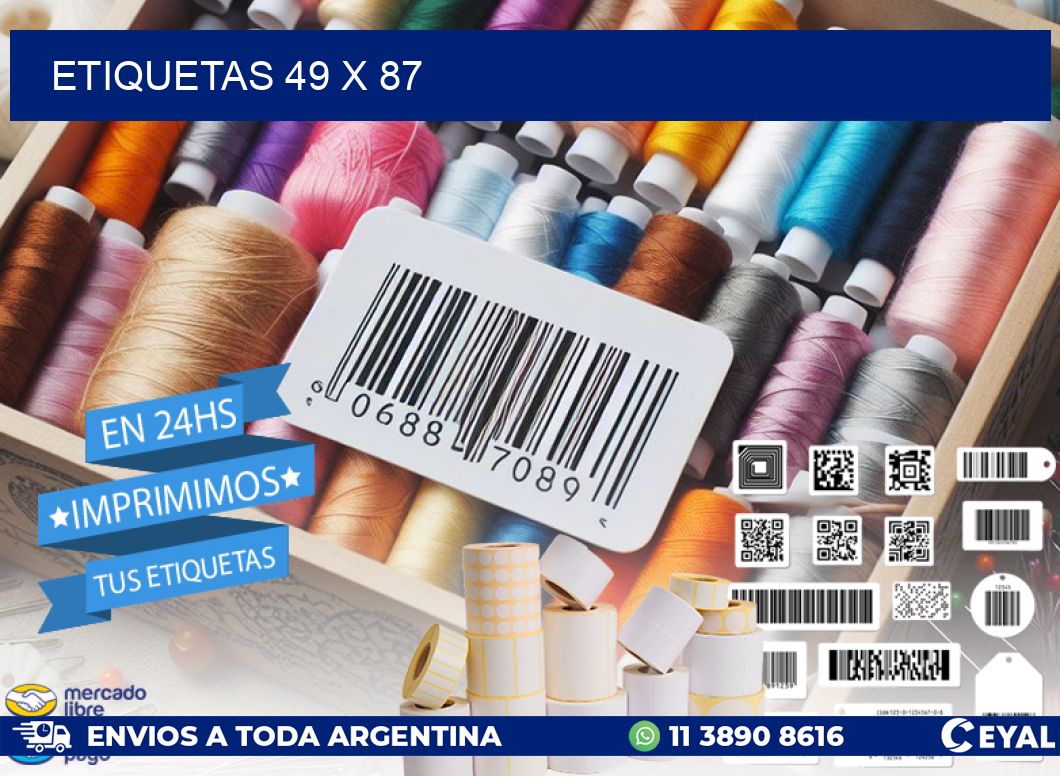 ETIQUETAS 49 x 87