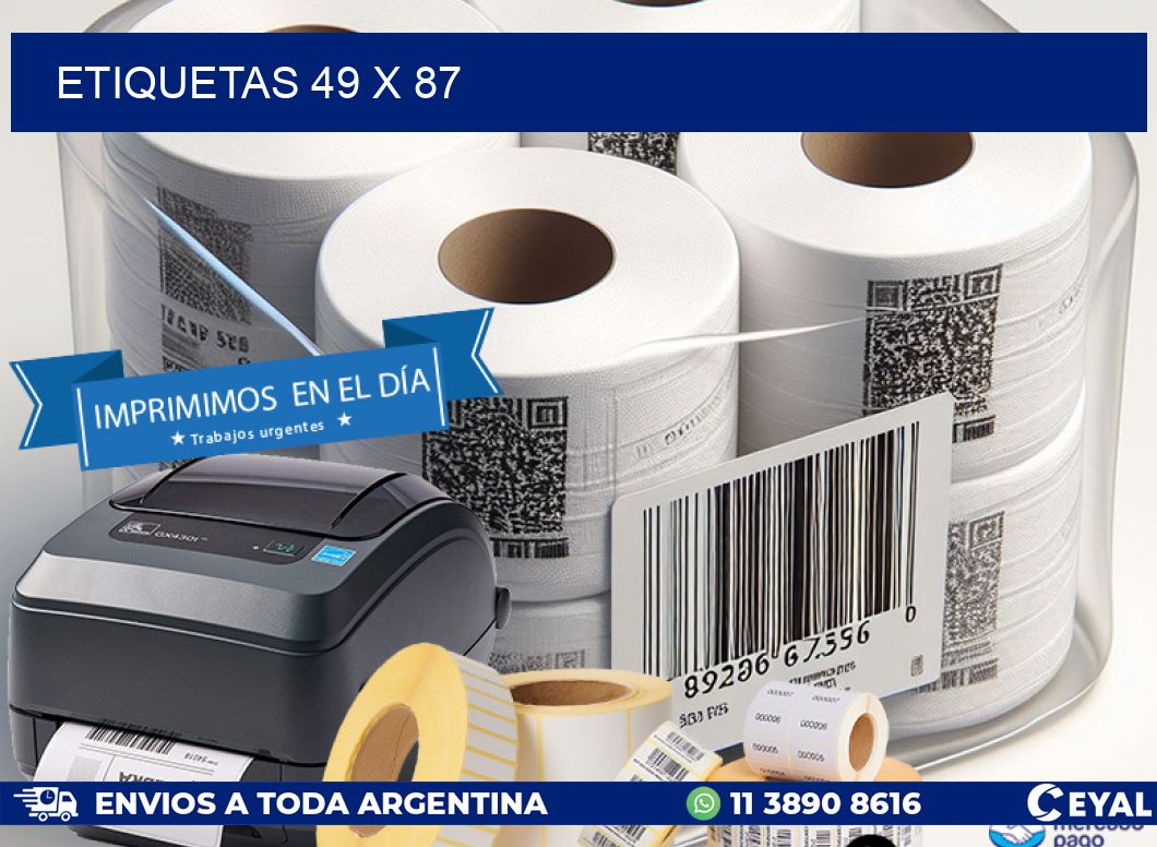 ETIQUETAS 49 x 87
