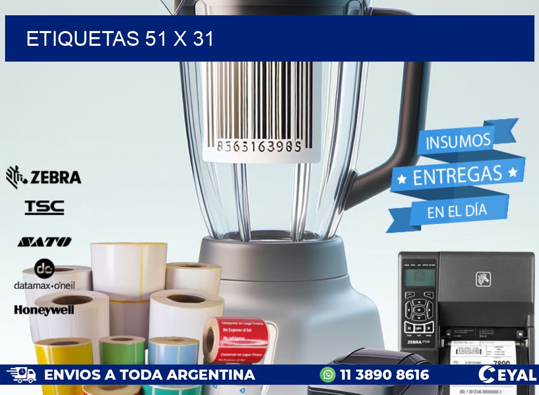 ETIQUETAS 51 x 31