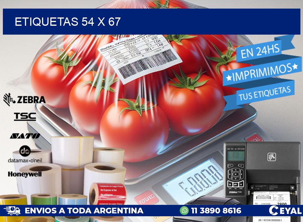 ETIQUETAS 54 x 67
