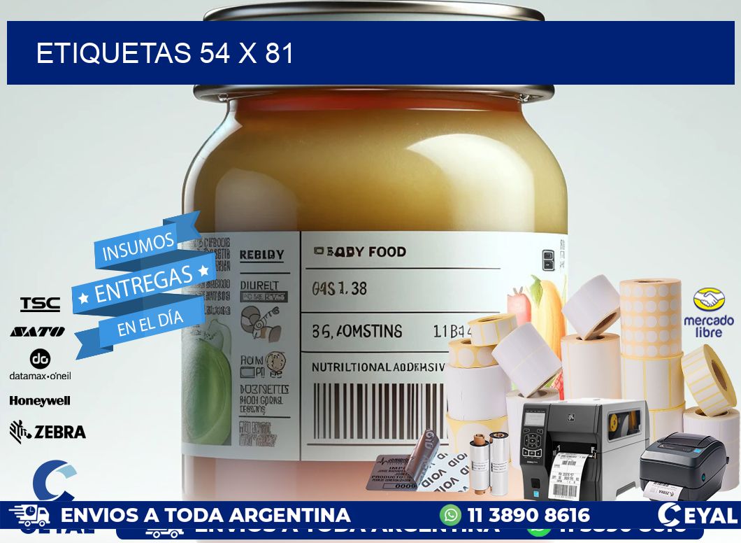 ETIQUETAS 54 x 81