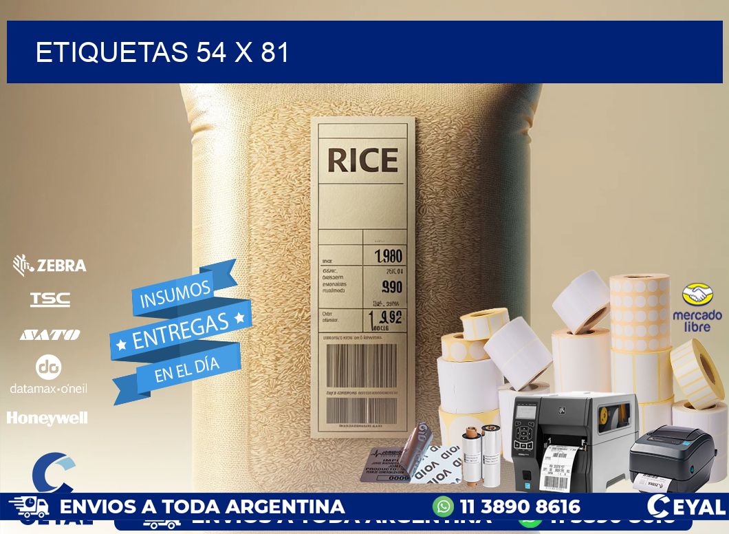ETIQUETAS 54 x 81