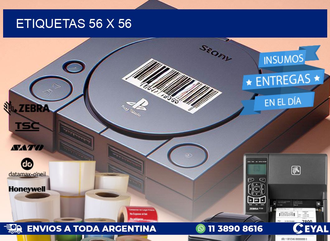 ETIQUETAS 56 x 56