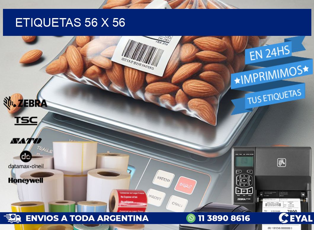 ETIQUETAS 56 x 56
