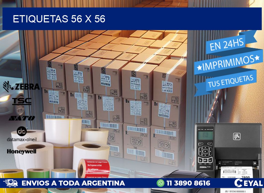 ETIQUETAS 56 x 56