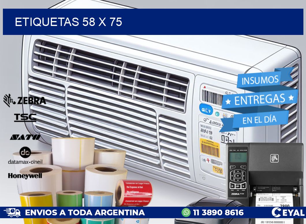 ETIQUETAS 58 x 75