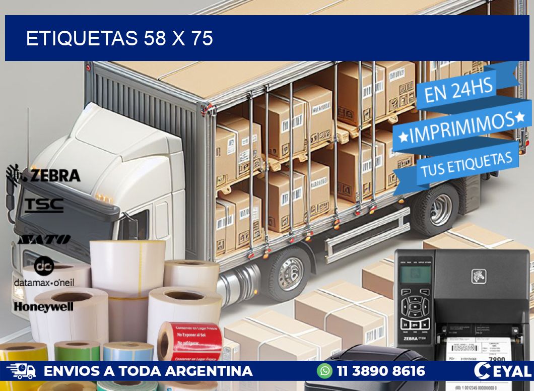 ETIQUETAS 58 x 75