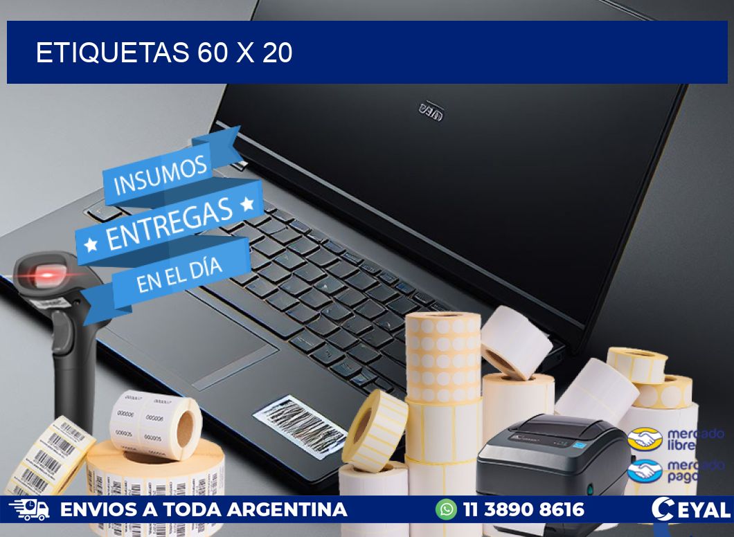 ETIQUETAS 60 x 20