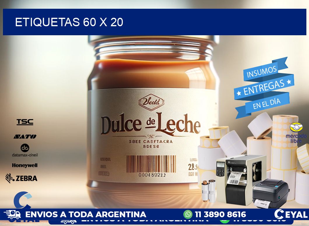 ETIQUETAS 60 x 20