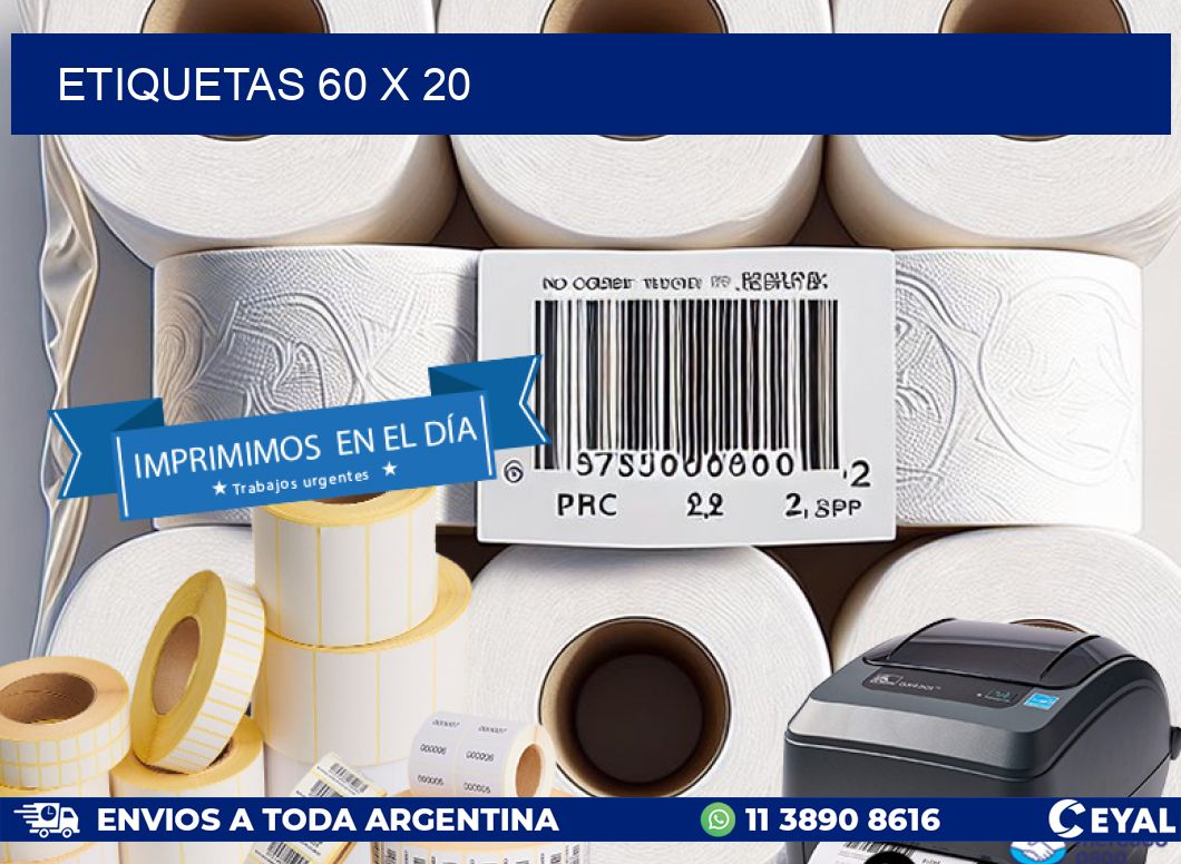 ETIQUETAS 60 x 20