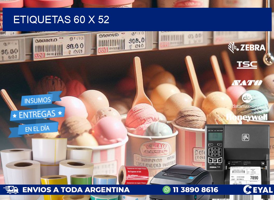 ETIQUETAS 60 x 52