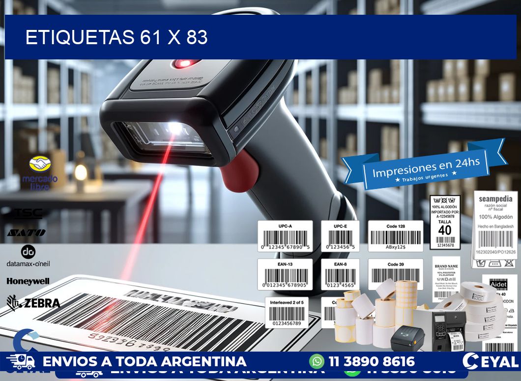 ETIQUETAS 61 x 83