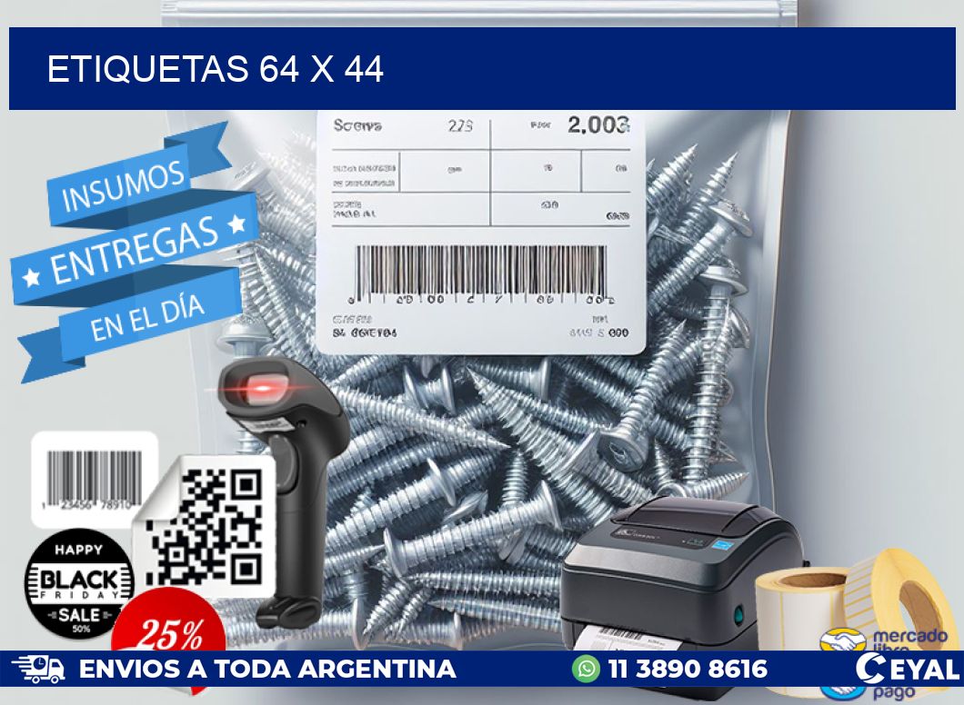 ETIQUETAS 64 x 44
