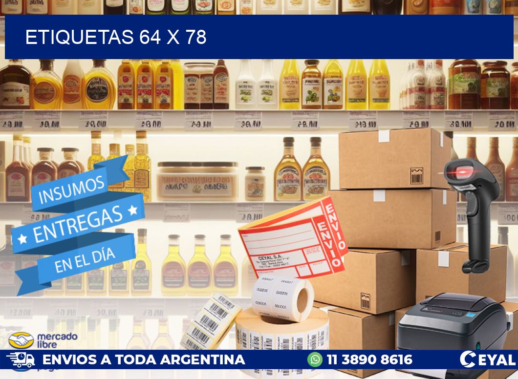 ETIQUETAS 64 x 78