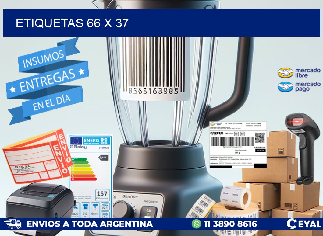 ETIQUETAS 66 x 37