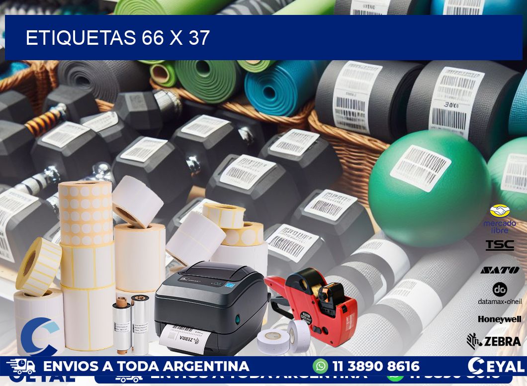 ETIQUETAS 66 x 37